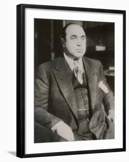 Alphonse "Scarface" Capone Chicago Gangster-null-Framed Photographic Print