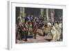 Alphonse XII with a Morocco's Embassy, 19th Century, Spain-null-Framed Giclee Print