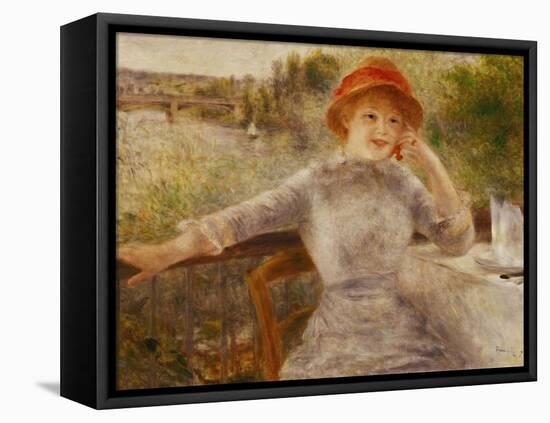 Alphonsine Fournaise (1845-1937)-Pierre-Auguste Renoir-Framed Stretched Canvas