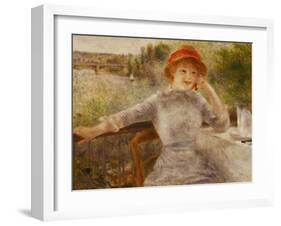 Alphonsine Fournaise (1845-1937)-Pierre-Auguste Renoir-Framed Giclee Print