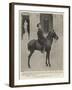 Alphonso Xiii, King of Spain, on His Favourite Pony-null-Framed Giclee Print