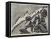 Alpine Accidents, Emil Rey's Last Journey from the Dent Du Geant-null-Framed Stretched Canvas