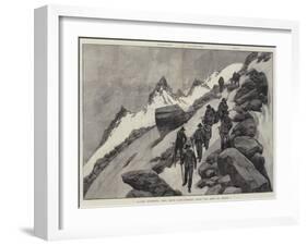 Alpine Accidents, Emil Rey's Last Journey from the Dent Du Geant-null-Framed Giclee Print