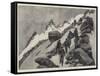 Alpine Accidents, Emil Rey's Last Journey from the Dent Du Geant-null-Framed Stretched Canvas