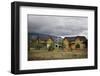 Alpine Architecture in Villa Meliquina, Patagonia, Argentina, South America-Yadid Levy-Framed Photographic Print