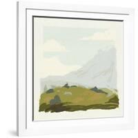 Alpine Ascent IV-Jacob Green-Framed Art Print