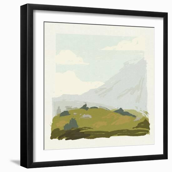 Alpine Ascent IV-Jacob Green-Framed Art Print