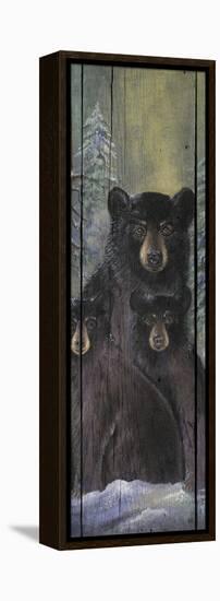 Alpine Bear Lodge-Penny Wagner-Framed Stretched Canvas