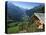 Alpine Cabin, Wengen and Lauterbrunnen Valley, Berner Oberland, Switzerland-Doug Pearson-Stretched Canvas