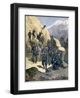 Alpine Chasseurs, 1891-F Meaulle-Framed Giclee Print