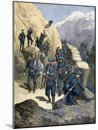Alpine Chasseurs, 1891-F Meaulle-Mounted Giclee Print