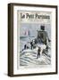 Alpine Chasseurs of the French Army on the Summit of Mount Blanc-Stefano Bianchetti-Framed Giclee Print