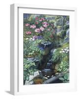 Alpine Flowers by a Stream-Otto Didrik Ottesen-Framed Giclee Print