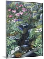 Alpine Flowers by a Stream-Otto Didrik Ottesen-Mounted Giclee Print