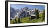 Alpine Hut, Sella Behind, Dolomites, South Tyrol, Italy, Europe-Gerhard Wild-Framed Photographic Print