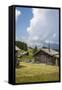 Alpine Huts at the Plateau of the Pralongia, St. Kassian, Val Badia, South Tyrol, Italy, Europe-Gerhard Wild-Framed Stretched Canvas