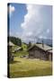 Alpine Huts at the Plateau of the Pralongia, St. Kassian, Val Badia, South Tyrol, Italy, Europe-Gerhard Wild-Stretched Canvas