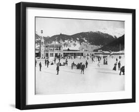 Alpine Ice Rink-null-Framed Premium Photographic Print