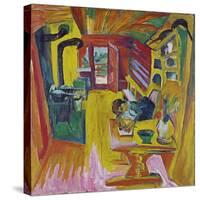 Alpine Kitchen, 1918-Ernst Ludwig Kirchner-Stretched Canvas
