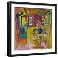 Alpine Kitchen, 1918-Ernst Ludwig Kirchner-Framed Giclee Print