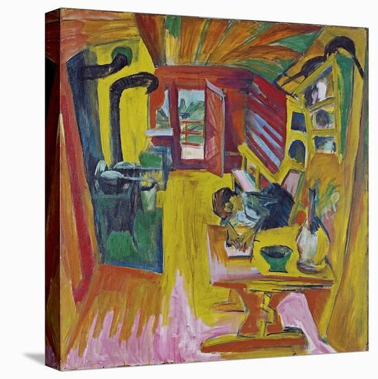 Alpine Kitchen, 1918-Ernst Ludwig Kirchner-Stretched Canvas