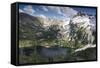 Alpine Lake and Mountain Peak, Sawtooth Nf, Idaho-Howie Garber-Framed Stretched Canvas