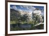 Alpine Lake and Mountain Peak, Sawtooth Nf, Idaho-Howie Garber-Framed Photographic Print