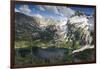 Alpine Lake and Mountain Peak, Sawtooth Nf, Idaho-Howie Garber-Framed Photographic Print