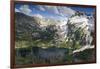 Alpine Lake and Mountain Peak, Sawtooth Nf, Idaho-Howie Garber-Framed Photographic Print