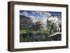 Alpine Lake and Mountain Peak, Sawtooth Nf, Idaho-Howie Garber-Framed Premium Photographic Print