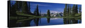 Alpine Lake, Gunnison National Forest, Colorado, USA-null-Stretched Canvas