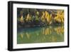 Alpine Lake in Autumn, Lake Palquognasee, Lai Da Palquogna, Albula-Pass, Grisons, Switzerland-Raimund Linke-Framed Photographic Print