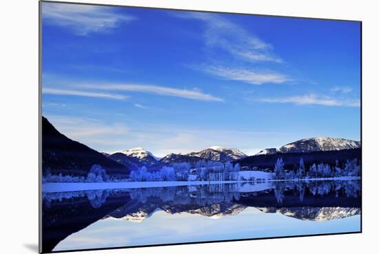 Alpine Lake in the Winter, Austria, Europe-Sabine Jacobs-Mounted Photographic Print