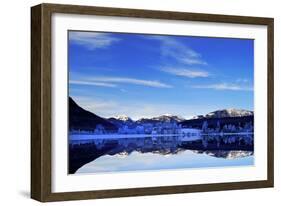 Alpine Lake in the Winter, Austria, Europe-Sabine Jacobs-Framed Photographic Print