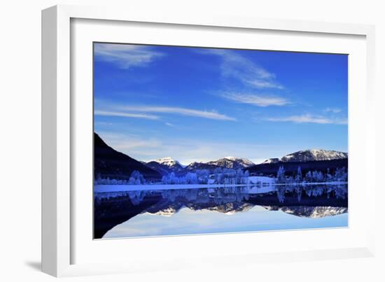 Alpine Lake in the Winter, Austria, Europe-Sabine Jacobs-Framed Photographic Print