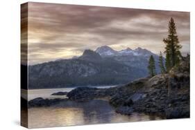 Alpine Lake Morning-Vincent James-Stretched Canvas