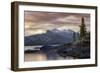 Alpine Lake Morning-Vincent James-Framed Photographic Print