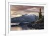 Alpine Lake Morning-Vincent James-Framed Photographic Print