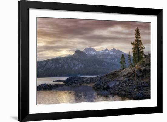 Alpine Lake Morning-Vincent James-Framed Photographic Print