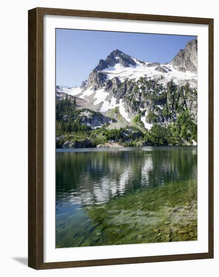 Alpine Lake, Sawtooth National Recreation Area, Idaho, USA-Jamie & Judy Wild-Framed Premium Photographic Print