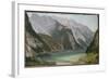 Alpine Lake-Frederic Edwin Church-Framed Giclee Print