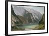 Alpine Lake-Frederic Edwin Church-Framed Giclee Print