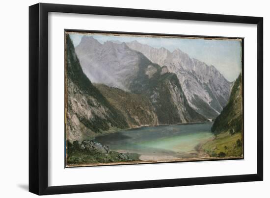 Alpine Lake-Frederic Edwin Church-Framed Giclee Print