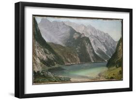 Alpine Lake-Frederic Edwin Church-Framed Giclee Print