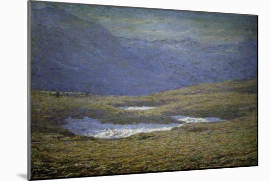 Alpine Landscape, 1890-1910-Emilio Longoni-Mounted Giclee Print