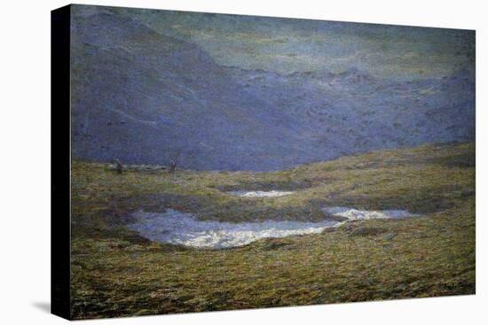 Alpine Landscape, 1890-1910-Emilio Longoni-Stretched Canvas