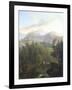 Alpine Landscape-Wolfgang-adam Topffer-Framed Giclee Print
