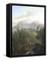 Alpine Landscape-Wolfgang-adam Topffer-Framed Stretched Canvas