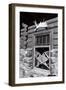 Alpine Lodge Window, Alberta, Canada-George Oze-Framed Photographic Print
