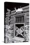 Alpine Lodge Window, Alberta, Canada-George Oze-Stretched Canvas